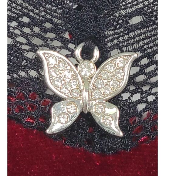 Burgundy Velvet XL Slip Dress Lace Trim Vampire Goth Whimsigoth Baddie Edgy - Picture 8 of 10